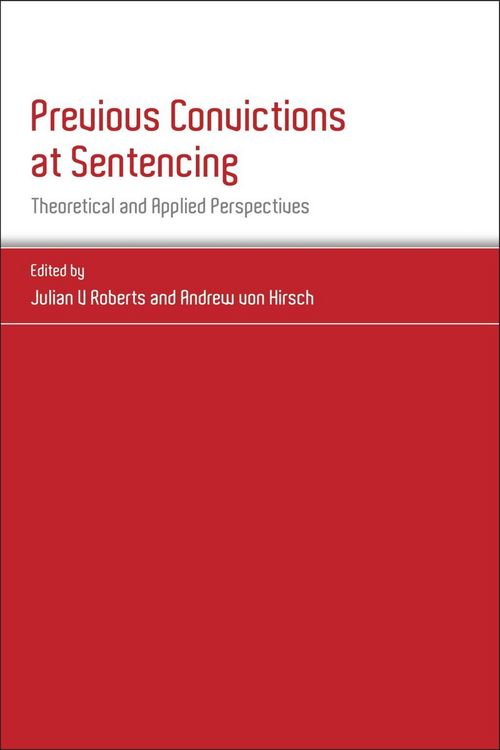 Produktbild: Previous Convictions at Sentencing