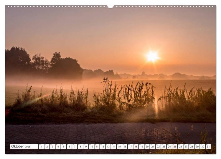 Produktbild: Osterholz-Scharmbeck, Natur-Impressionen aus dem Teufelsmoor (Wandkalender 2026 DIN A2 quer), CALVENDO Monatskalender