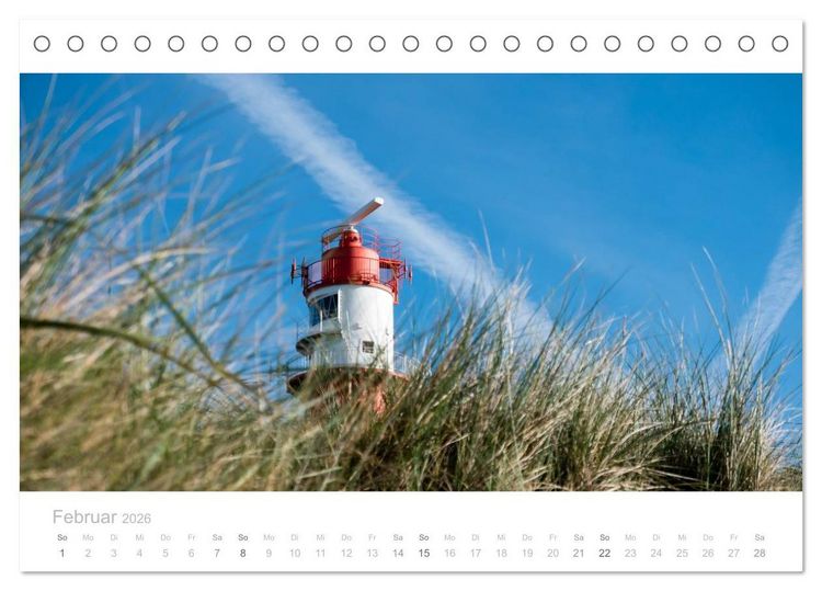 Produktbild: Einfach Borkum (Tischkalender 2026 DIN A5 quer), CALVENDO Monatskalender
