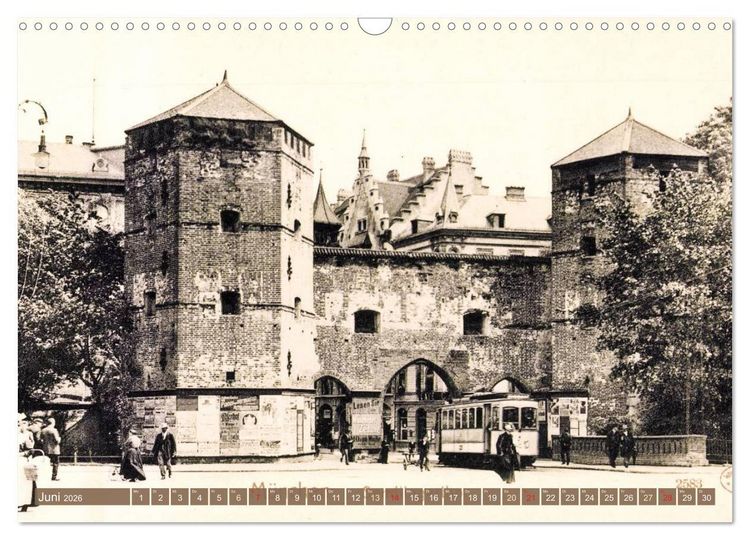 Produktbild: Spaziergang durch M&uuml;nchen &ndash; Die Stadt auf historischen Karten (Wandkalender 2026 DIN A3 quer), CALVENDO Monatskalender