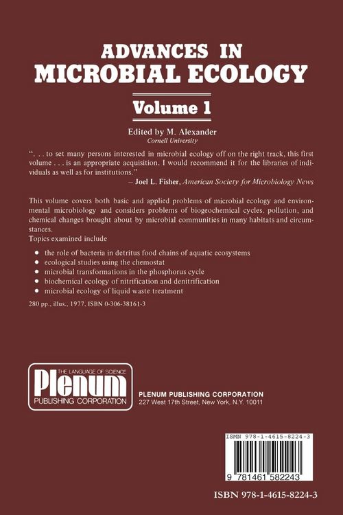 Produktbild: Advances in Microbial Ecology
