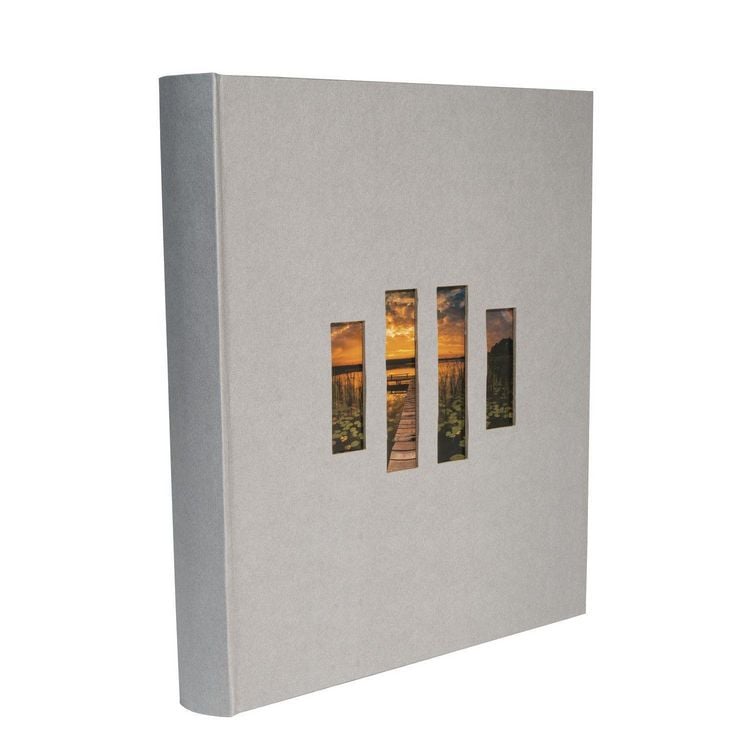 Produktbild: Fotoalbum MILANO 29x32 cm, 60 schwarze Seiten