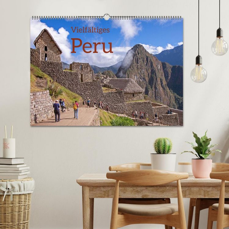 Produktbild: Vielf&auml;ltiges Peru (Wandkalender 2026 DIN A2 quer), CALVENDO Monatskalender