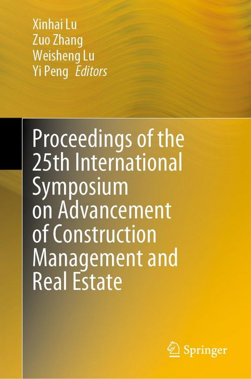 Produktbild: Proceedings of the 25th International Symposium on Advancement of Construction Management and Real Estate