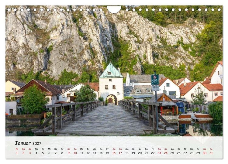 Produktbild: Ein Spaziergang durch Essing im Altm&uuml;hltal (Wandkalender 2027 DIN A4 quer), CALVENDO Monatskalender