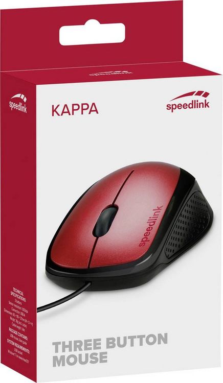 Produktbild: SPEEDLINK KAPPA Mouse - USB, red