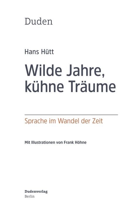 Produktbild: Wilde Jahre, k&uuml;hne Tr&auml;ume
