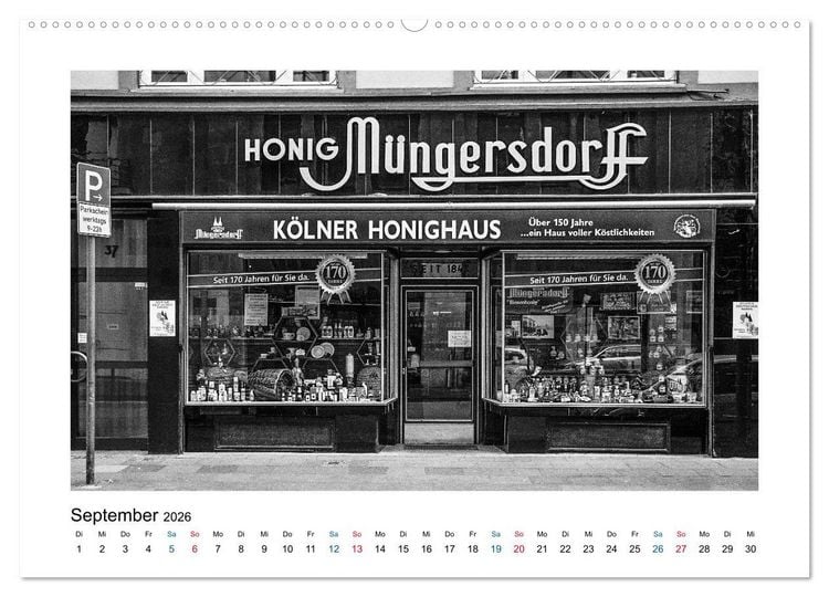 Produktbild: K&ouml;ln. 12 Orte - 1 Stadt (hochwertiger Premium Wandkalender 2026 DIN A2 quer), Kunstdruck in Hochglanz