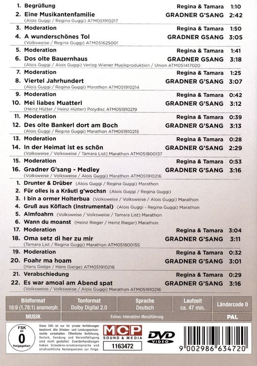 Produktbild: Gradner G'sang - Viertel Jahrhundert
