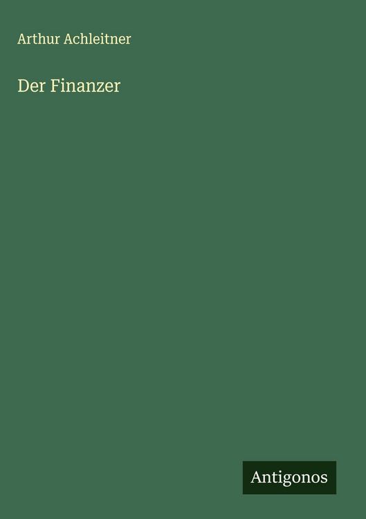 Produktbild: Der Finanzer