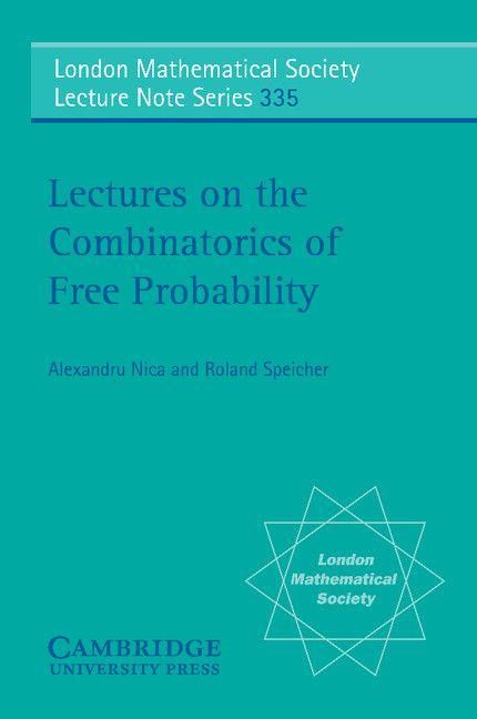 Produktbild: Lectures on the Combinatorics of Free Probability
