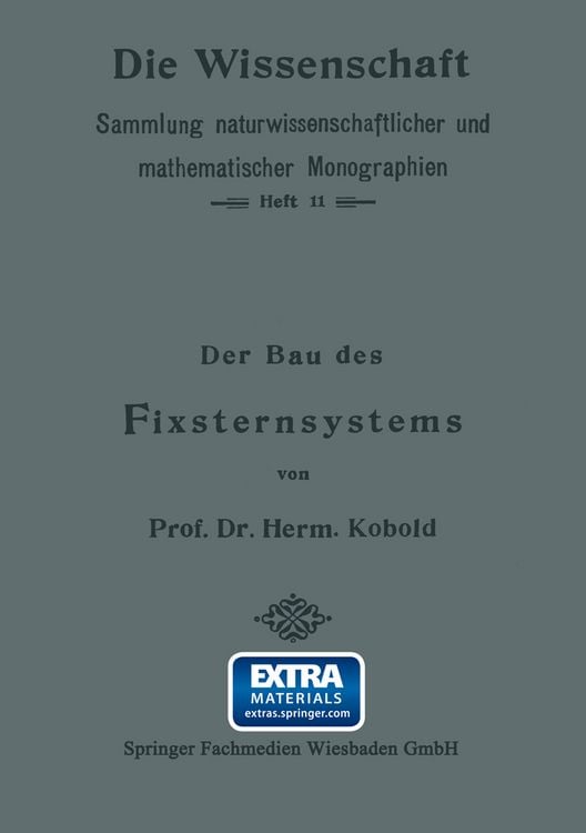 Produktbild: Der Bau des Fixsternsystems mit Besonderer Ber&uuml;cksichtigung der Photometrischen Resultate