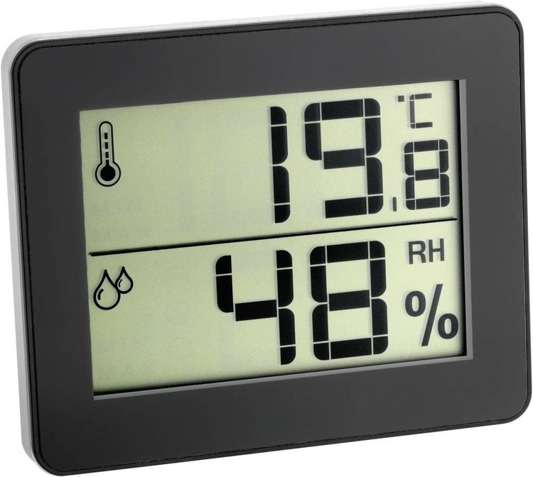 TFA Dostmann 30.5027.01 Thermo-/Hygrometer Schwarz