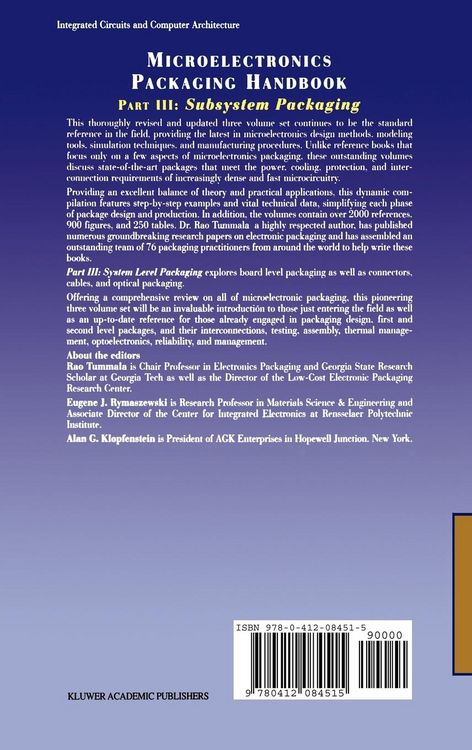 Produktbild: Microelectronics Packaging Handbook