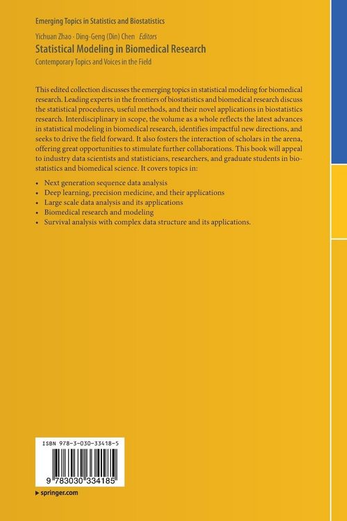 Produktbild: Statistical Modeling in Biomedical Research