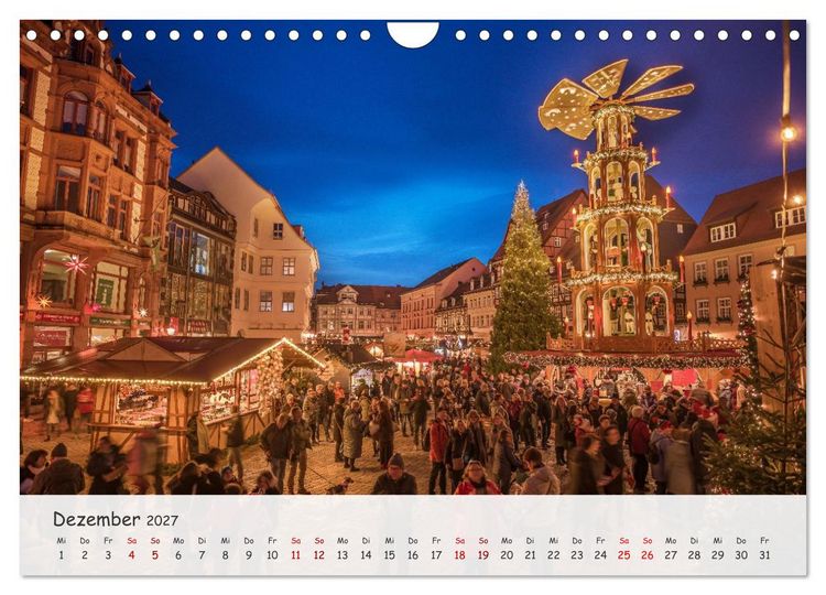 Produktbild: Quedlinburg - Die historische Altstadt (Wandkalender 2027 DIN A4 quer), CALVENDO Monatskalender