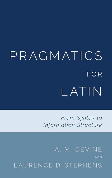 Produktbild: Pragmatics for Latin