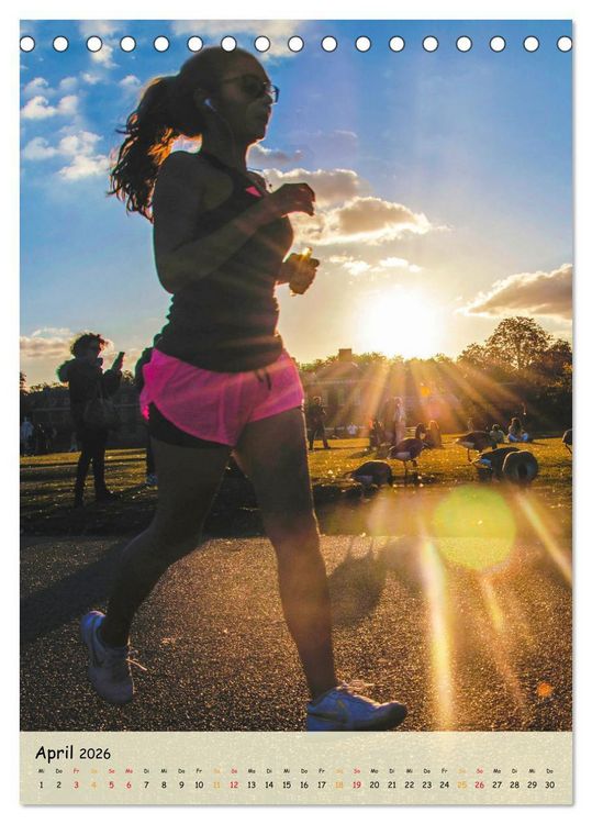 Produktbild: Joggen - mein Sport (Tischkalender 2026 DIN A5 hoch), CALVENDO Monatskalender