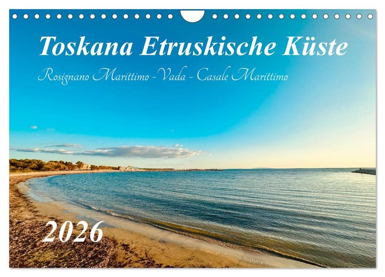Produktbild: Toskana - Etruskische K&uuml;ste (Wandkalender 2026 DIN A4 quer), CALVENDO Monatskalender