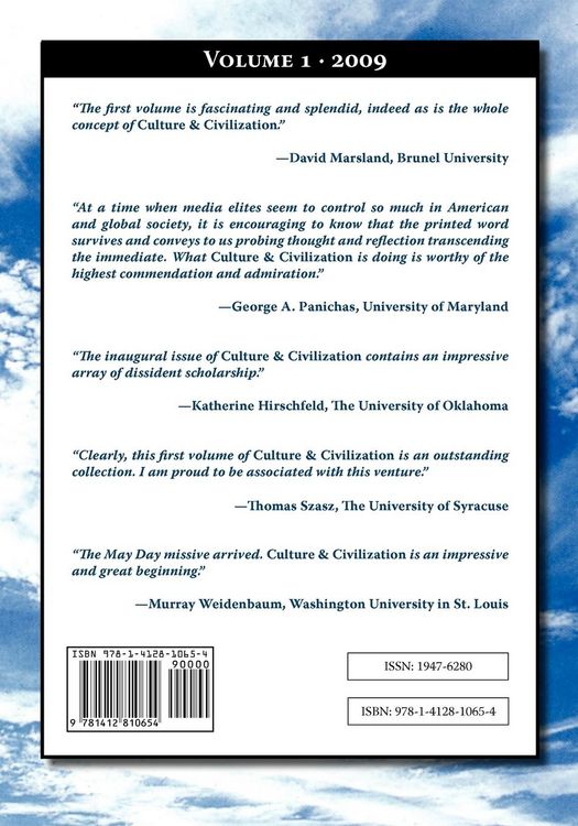 Produktbild: Culture and Civilization