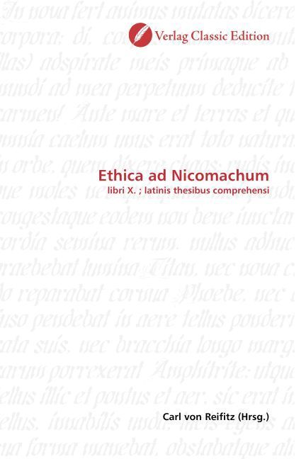 Produktbild: Ethica ad Nicomachum