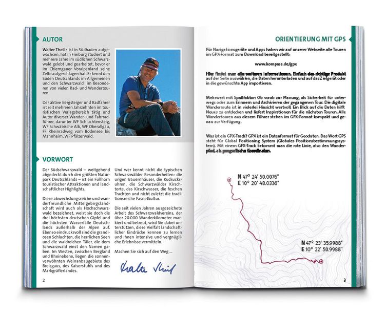 Produktbild: KOMPASS Wanderf&uuml;hrer Schwarzwald S&uuml;d mit Naturpark, Kaiserstuhl und Markgr&auml;flerland, 60 Touren mit Extra-Tourenkarte