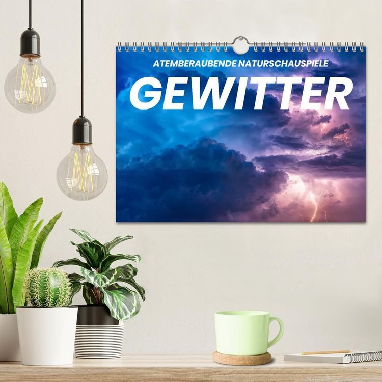 Produktbild: Gewitter - atemberaubende Naturschauspiele (Wandkalender 2027 DIN A4 quer), CALVENDO Monatskalender