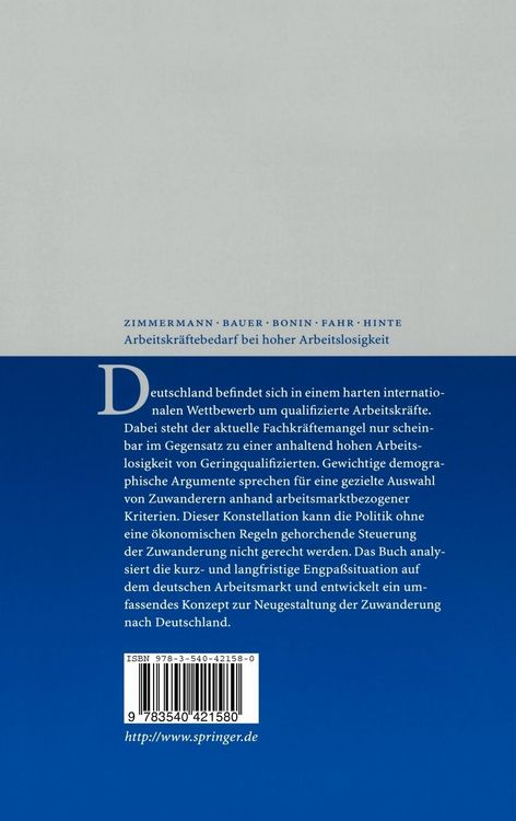 Produktbild: Arbeitskr&auml;ftebedarf bei hoher Arbeitslosigkeit
