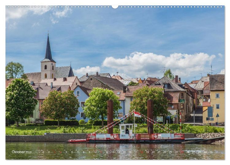 Produktbild: Mainf&auml;hren in Franken (hochwertiger Premium Wandkalender 2026 DIN A2 quer), Kunstdruck in Hochglanz