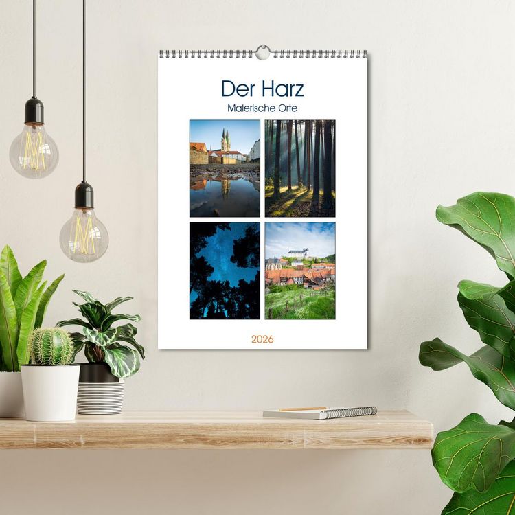 Produktbild: Der Harz - Malerische Orte (Wandkalender 2026 DIN A3 hoch), CALVENDO Monatskalender