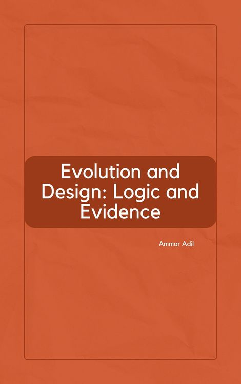 Produktbild: Evolution and Design: Logic and Evidence