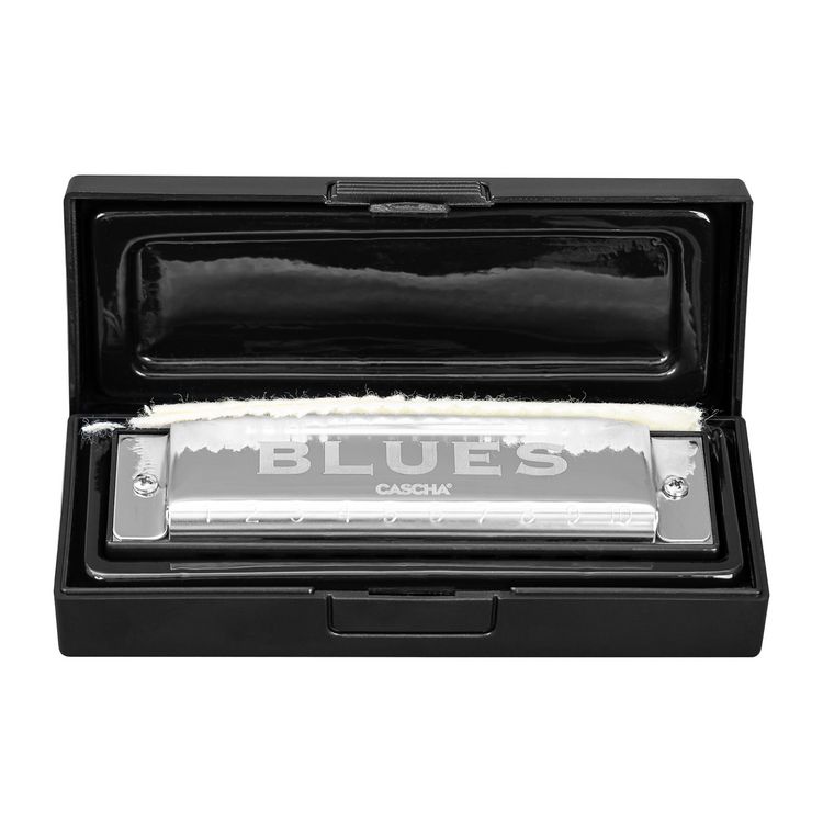 Produktbild: Blues Harmonica Set, (incl. 4 languages Method (DE/EN/FR/ES), case, cleaning cloth)