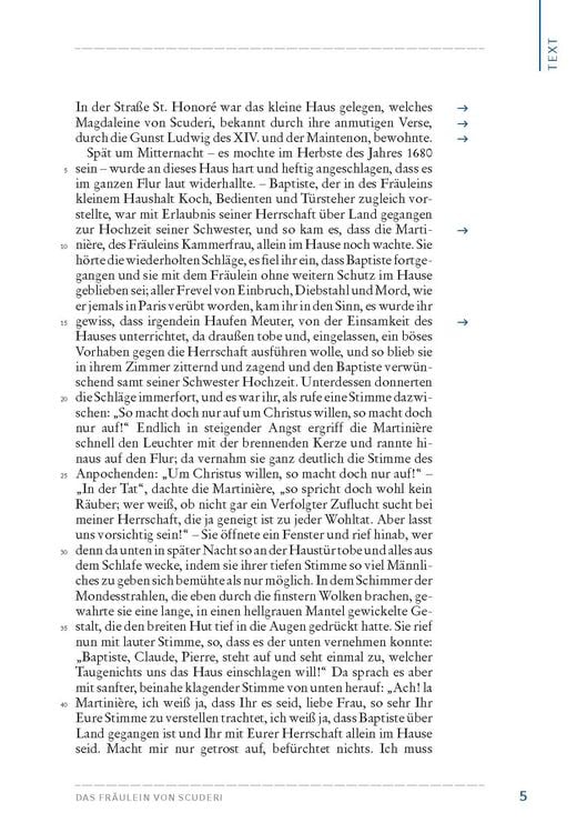 Produktbild: Das Fr&auml;ulein von Scuderi von E. T. A. Hoffmann (Textausgabe)