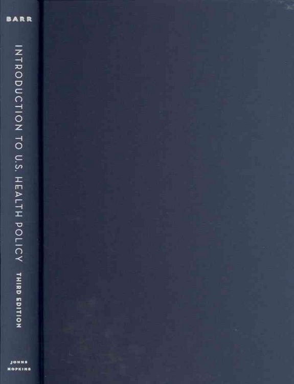 Produktbild: Barr, D: Introduction to U.S. Health Policy - The Organizati