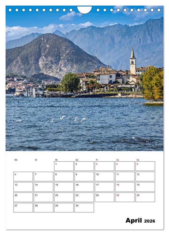 Produktbild: Piemont - Impressionen aus Norditalien (Wandkalender 2026 DIN A4 hoch), CALVENDO Monatskalender
