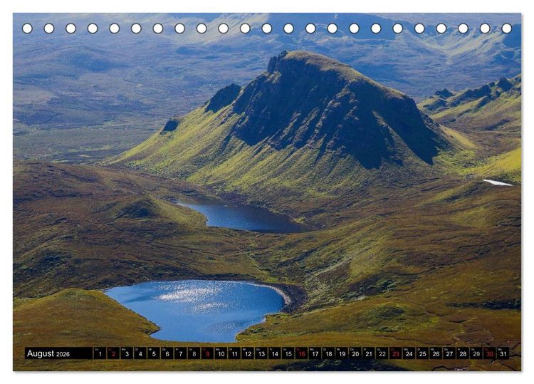 Produktbild: Mull, Skye, Staffa, Iona. Die Inseln der Inneren Hebriden (Tischkalender 2026 DIN A5 quer), CALVENDO Monatskalender