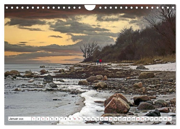 Produktbild: Beckerwitz - Impressionen aus der Wohlenberger Wiek (Wismarer Bucht) (Wandkalender 2026 DIN A4 quer), CALVENDO Monatskalender