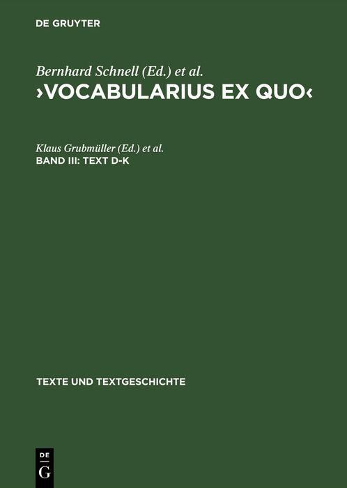 Produktbild: Text D-K