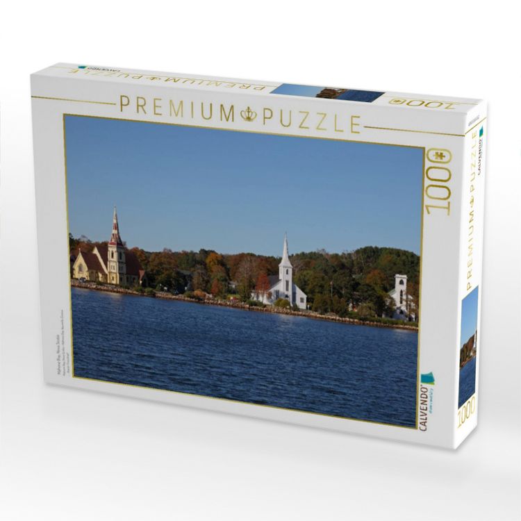 Produktbild: CALVENDO Puzzle Mahone Bay, Nova Scotia | 1000 Teile Lege-Gr&ouml;&szlig;e 64x48cm Foto-Puzzle f&uuml;r gl&uuml;ckliche Stunden
