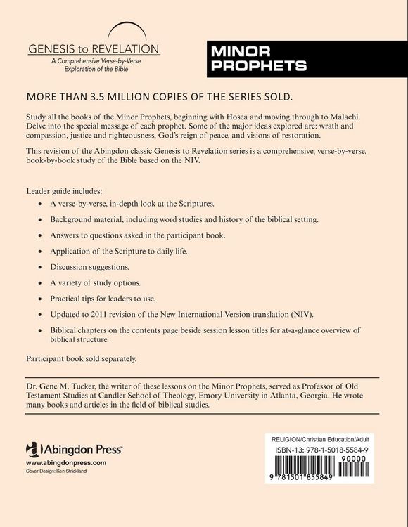 Produktbild: Genesis to Revelation Minor Prophets Leader Guide