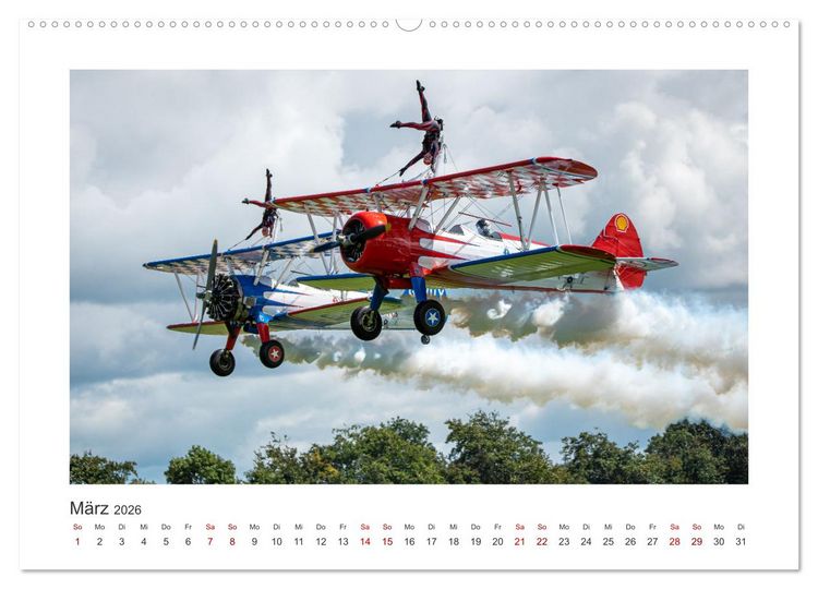 Produktbild: Helden der L&uuml;fte (hochwertiger Premium Wandkalender 2026 DIN A2 quer), Kunstdruck in Hochglanz