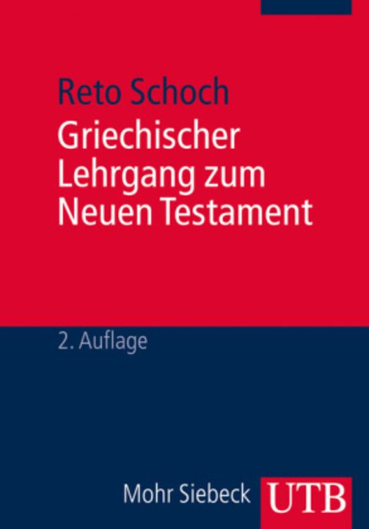 Produktbild: Griechischer Lehrgang zum Neuen Testament