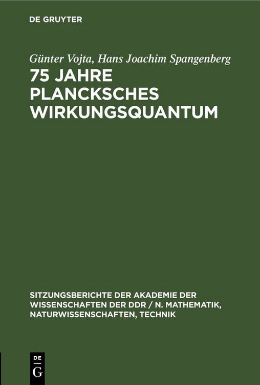 Produktbild: 75 Jahre Plancksches Wirkungsquantum