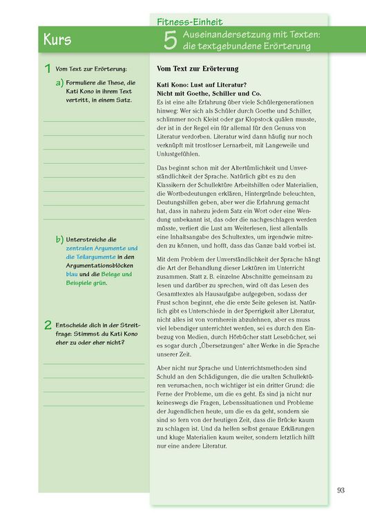 Produktbild: Aufsatz - Argumentieren und Er&ouml;rtern. Deutsch Klasse 9/10.