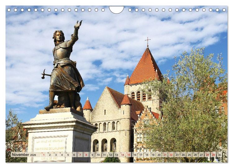 Produktbild: Tournai - Malerisches Belgien (Wandkalender 2026 DIN A4 quer), CALVENDO Monatskalender