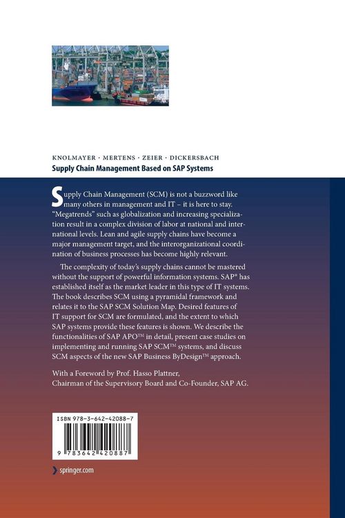 Produktbild: Supply Chain Management Based on SAP Systems