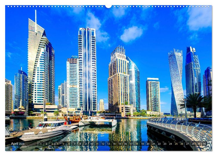 Produktbild: Dubai - zwischen Traum und Wirklichkeit (Wandkalender 2026 DIN A2 quer), CALVENDO Monatskalender