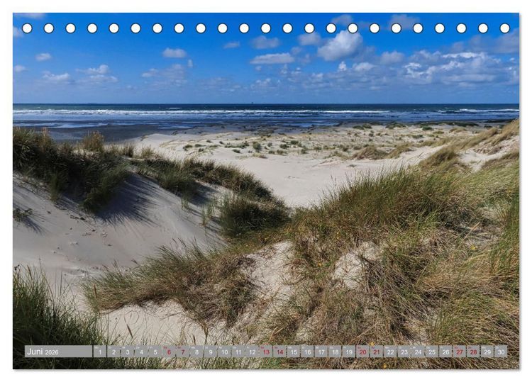 Produktbild: Vlieland Perle an der Nordsee (Tischkalender 2026 DIN A5 quer), CALVENDO Monatskalender