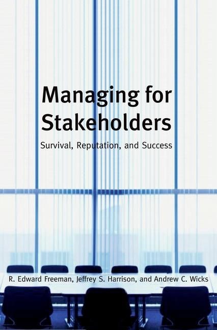 Produktbild: Managing for Stakeholders