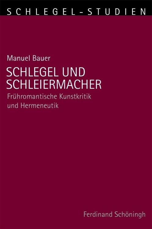 Produktbild: Schlegel und Schleiermacher